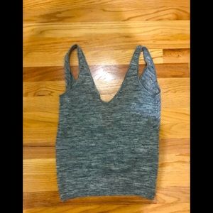 Lululemon sweater tank with open back